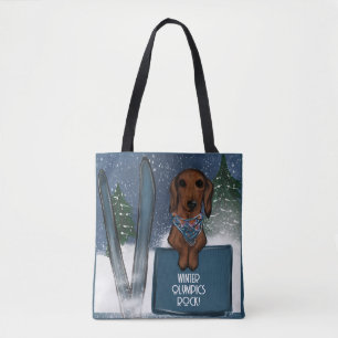 TOTE BAG DACHSHUND 
