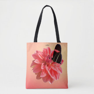 Tote Bag Dahlia de "nénuphar" avec l'épaule Fourre-tout de