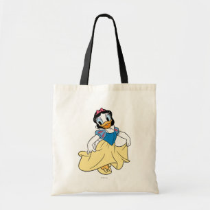 Tote Bag Daisy Duck habillé en blanc neige