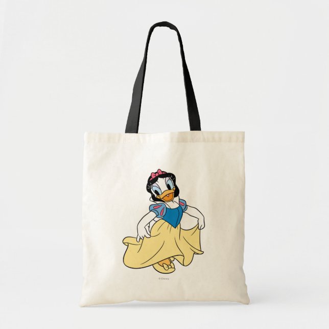 Tote Bag Daisy Duck habillé en blanc neige (Devant)