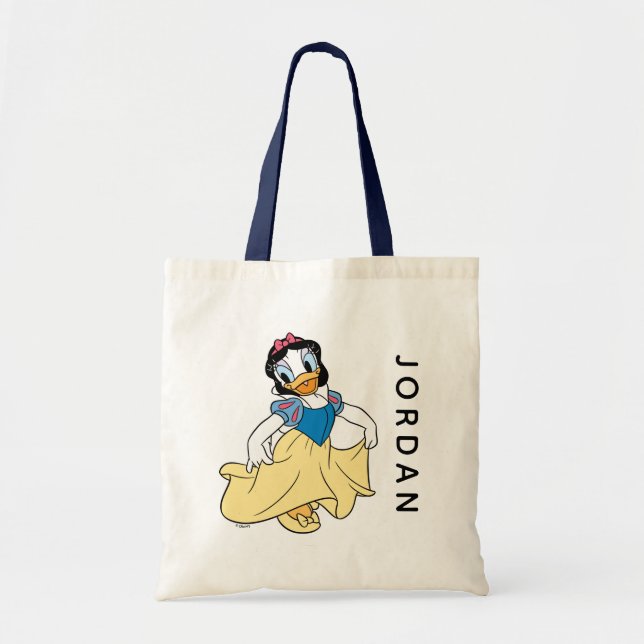 Tote Bag Daisy Duck habillé en blanc neige (Devant)