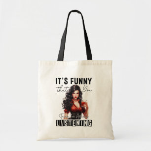 Tote Bag Dame de la Patronne branchée avec une citation ins