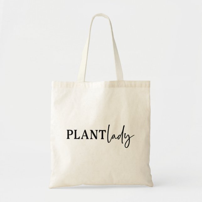 Tote Bag Dame plante (Devant)
