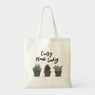 Tote Bag Dame Plante folle