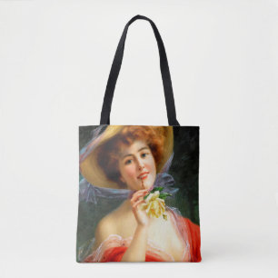 Tote Bag Dame tombée en rouge