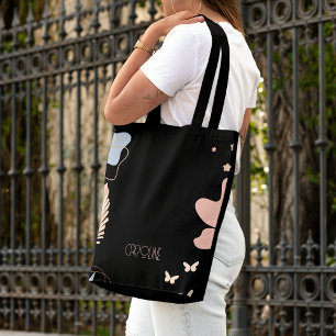 Tote Bag Dames Élégant Noir Boho Mignon