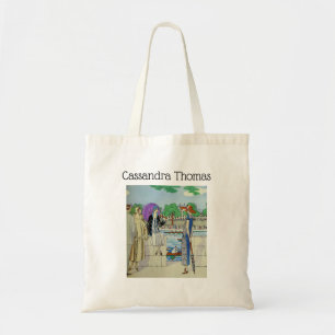 Tote Bag Dames vintage des années 1920 au régate de course