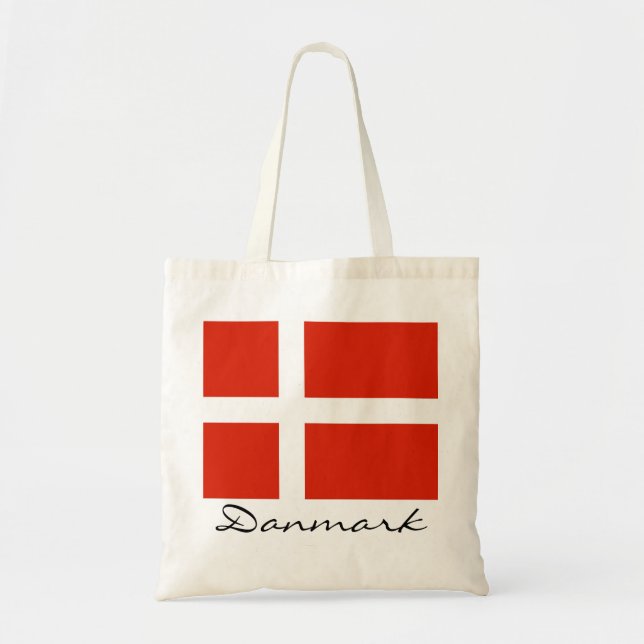 Tote Bag Danmark avec Dannebrog (Devant)