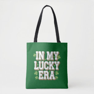 Tote Bag Dans Ma Lucky Era Saint Patrick's Day Cadeau famil