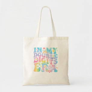 Tote Bag Dans Mes Double Chiffres Era Retro 10 Ans 10E Bir