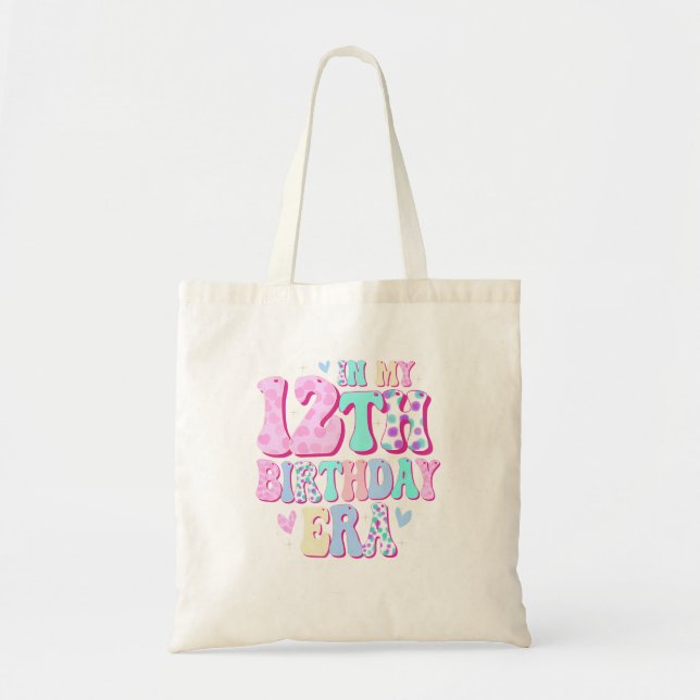 Tote Bag Dans Mon 12E Anniversaire De L'Ère Cadeaux Douze A (Devant)