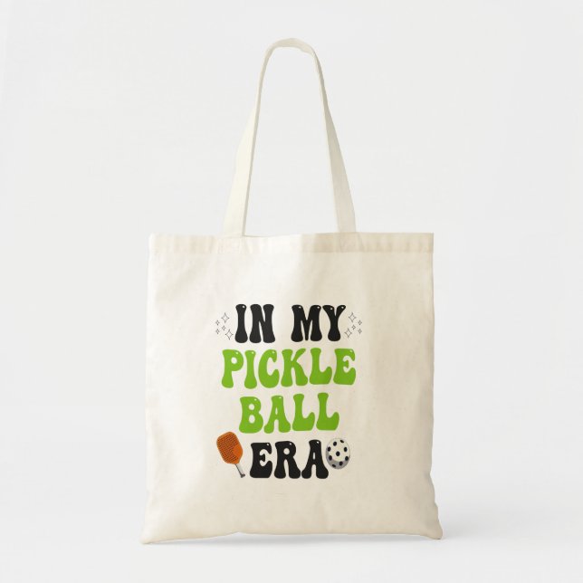 Tote Bag Dans Mon PickleBall Era drôle Sport Super cadeau (Devant)