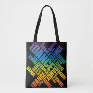Tote Bag Danse typographique (spectre)