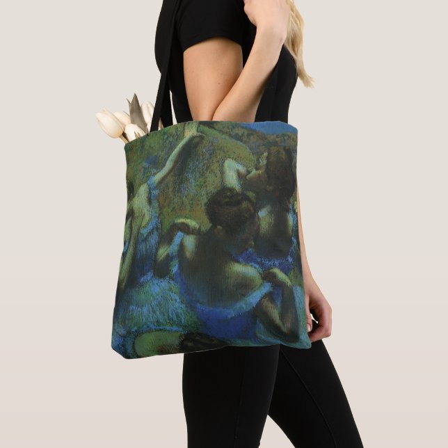 Tote Bag Danseurs bleus par Edgar Degas, Impressionnisme Vi (De près)