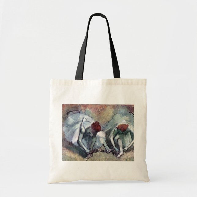 Tote Bag Danseurs Jouant Leurs Chaussures, Edgar Degas (Devant)