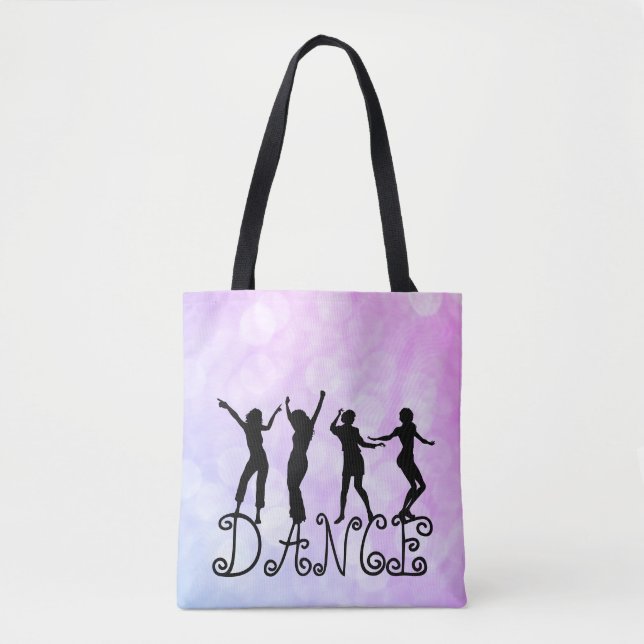 Tote Bag Danseurs Silhouette Bokeh Dance (Devant)