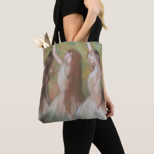 Tote Bag Danseurs verts par Edgar Degas, Ballet Art Vintage