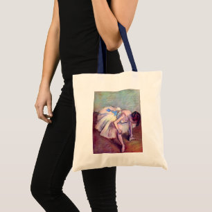 Tote Bag Danseuse assise par Edgar Degas, Art de ballet vin
