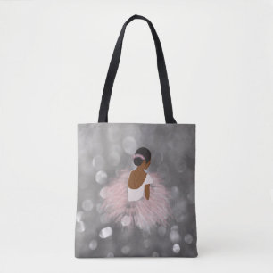 Tote Bag Danseuse de ballerine d'Afro-américain