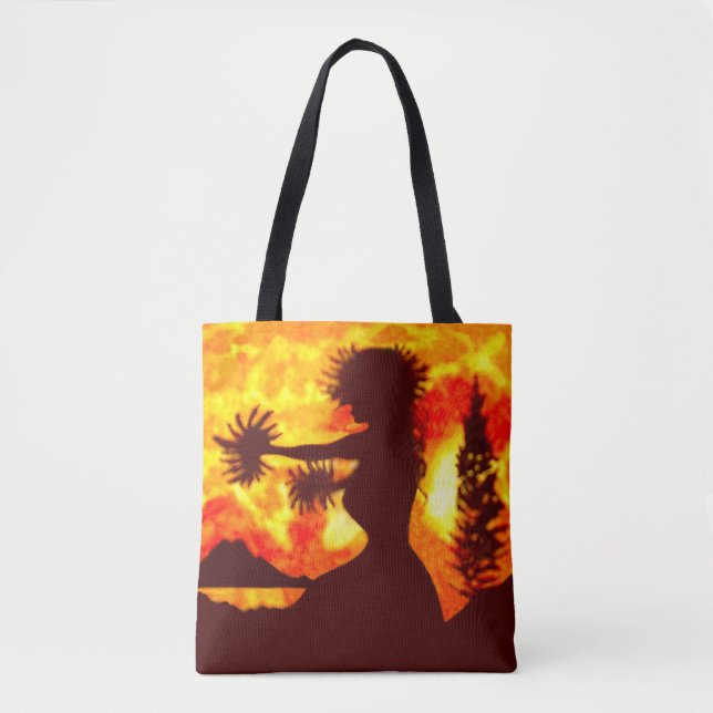 Tote Bag Danseuse de hula  (Devant)