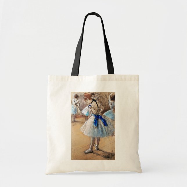 Tote Bag Danseuse de ruban bleu, Edgar Degas (Devant)