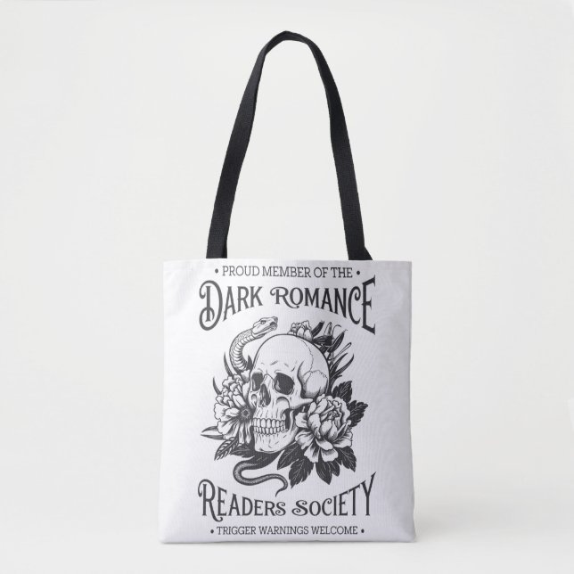 Tote Bag Dark Romance Readers Society (Devant)