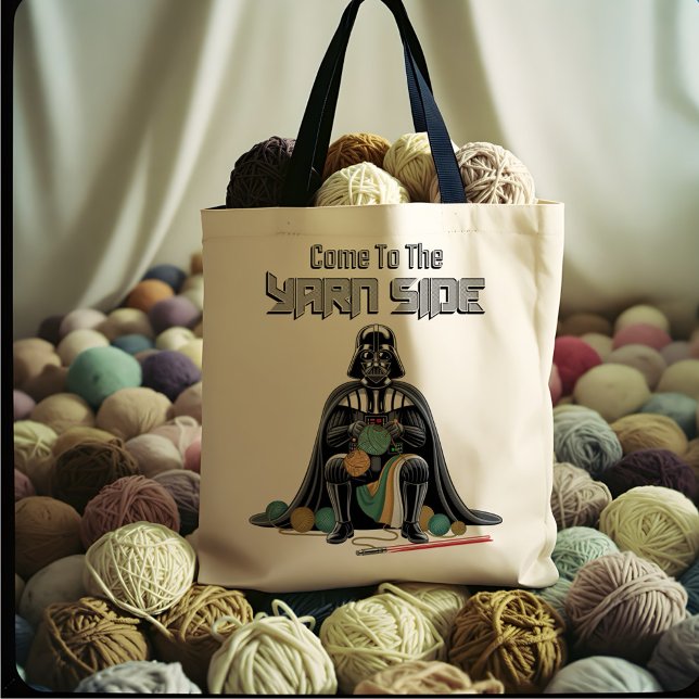 Tote Bag Darth Vader Knitting  (
)