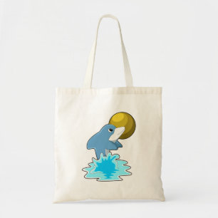 Tote Bag Dauphin nager avec lune