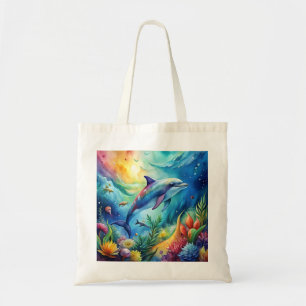 Tote Bag Dauphin peint