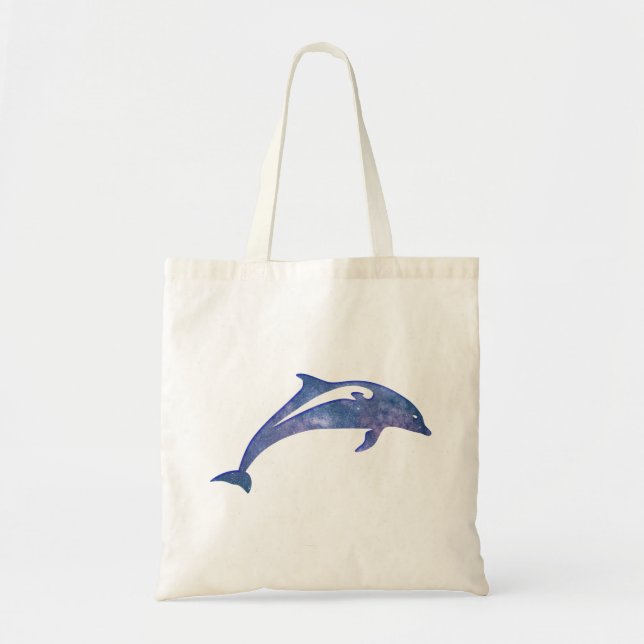 Tote Bag Dauphin spatial (Devant)