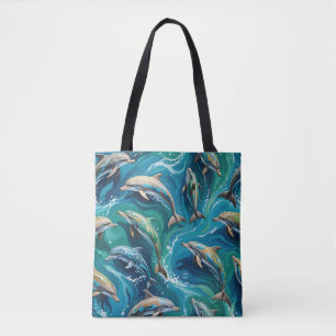 Tote Bag Dauphins nagent 