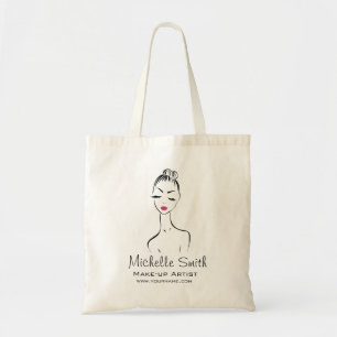 Tote Bag De belles lèvres roses composent la marque de l'ar