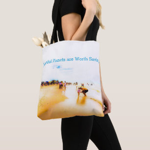 Tote Bag De belles planètes valent la peine d'être sauvées