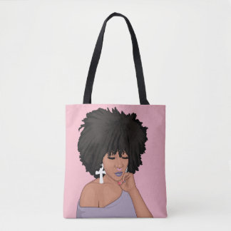 Tote Bag De cheveux d'Afro de torsion diva naturelle