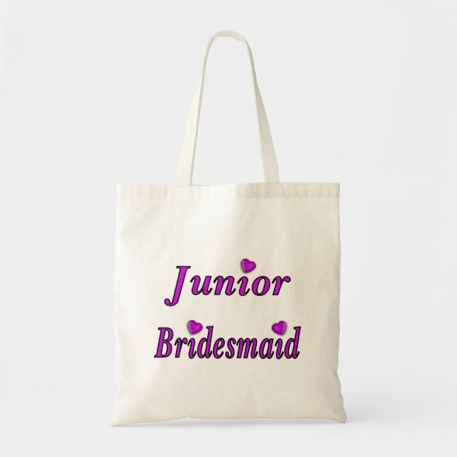 Tote Bag De demoiselle d'honneur amour junior simplement (Devant)