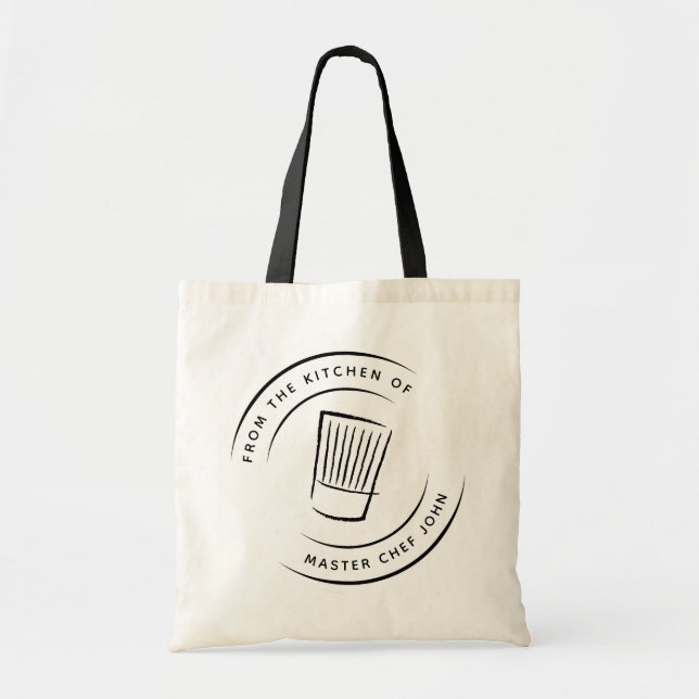 Tote Bag De la cuisine de - Personnalisable grand chef Casq (Devant)