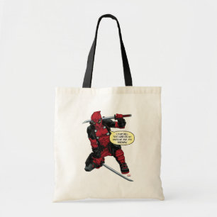 Tote Bag Deadpool Kneeling Avec Des Épées