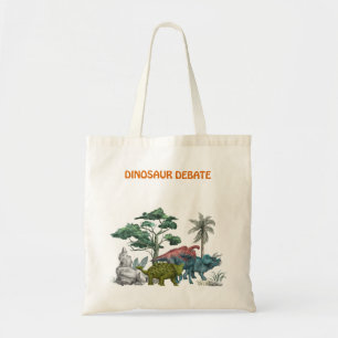 Tote Bag Débat sur le dinosaure