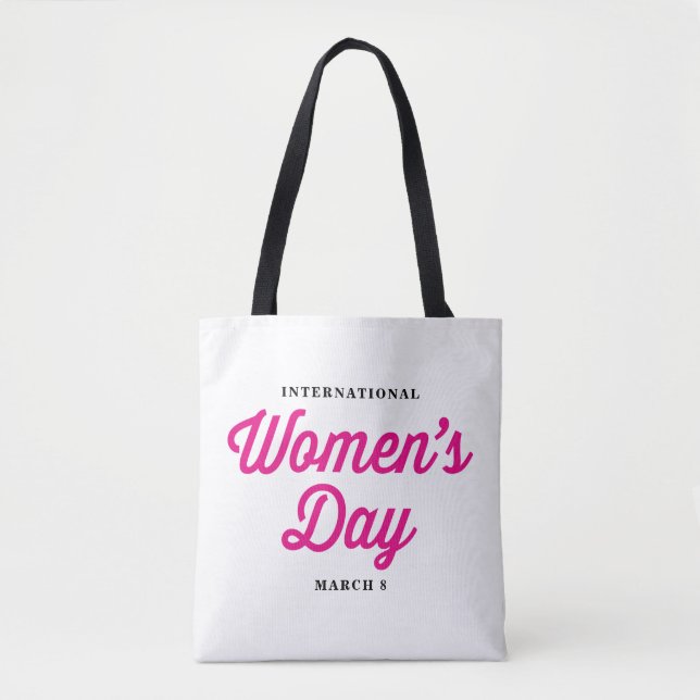 Tote Bag Déclaration du jour des femmes internationales (Devant)