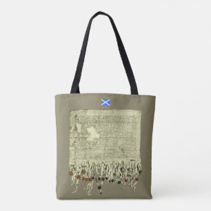 Tote Bag Déclaration écossaise de l'indépendance d'Arbro