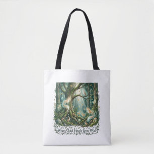 Tote Bag Décor de nature fantaisiste de la forêt