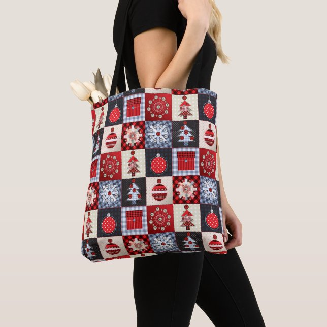 Tote Bag Décor de Noël (De près)