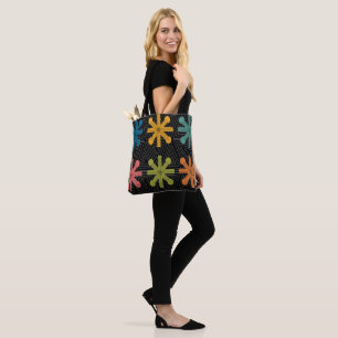 Tote Bag Découpe moderne de Starburst au milieu du siècle