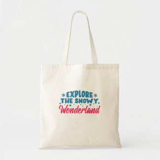 Tote Bag Découvrez le pays des merveilles neigeuses