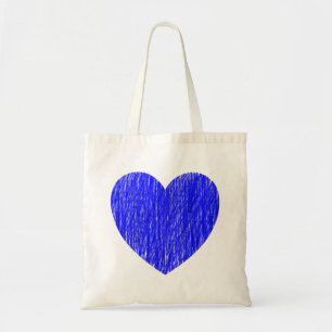 Tote Bag Dedans crayonné - bleu