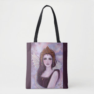 Tote Bag Déesse avec serpent de Renée Lavoie