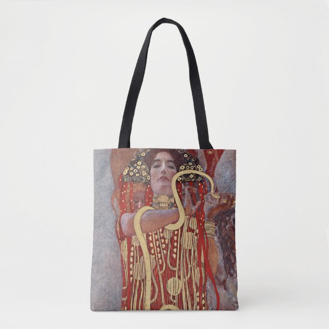 Tote Bag Déesse de la Santé, Hygiéie (Salus), Gustav Klimt (Devant)