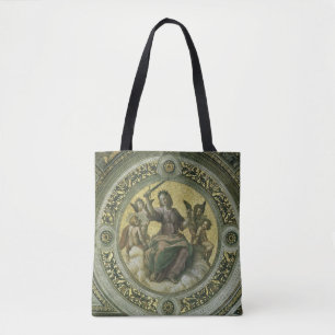 Tote Bag Déesse romaine de la justice avec des anges par Ra