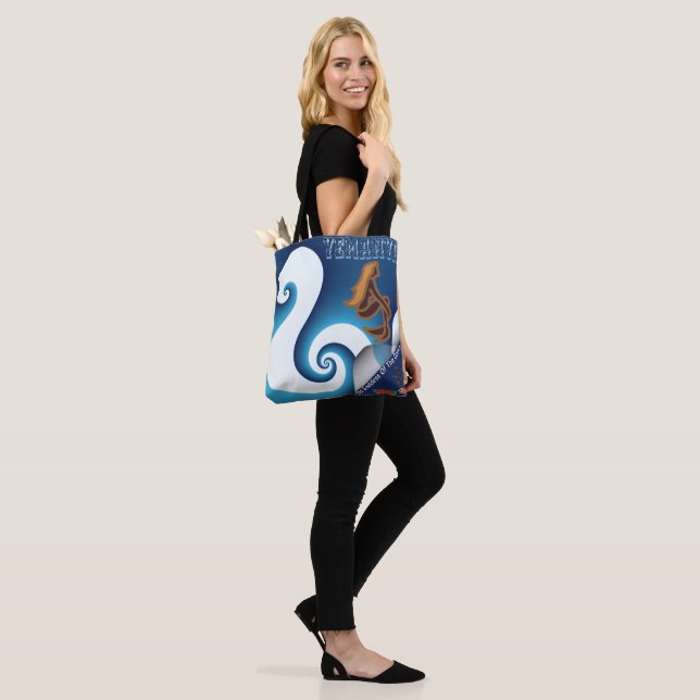 Tote Bag Déesse Yémanya De L'Océan (Sur le modèle)