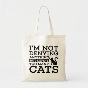 Tote Bag Définir trop de chats